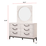 Veda Chalk Dresser from Crown Mark - Luna Furniture