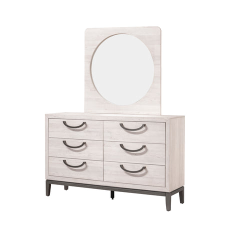 Veda Chalk Mirror (Mirror Only) from Crown Mark - Luna Furniture