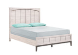 Veda Chalk King Panel Bed from Crown Mark - Luna Furniture