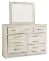 Bellaby Whitewash Dresser and Mirror from Ashley Furniture - Luna Furniture