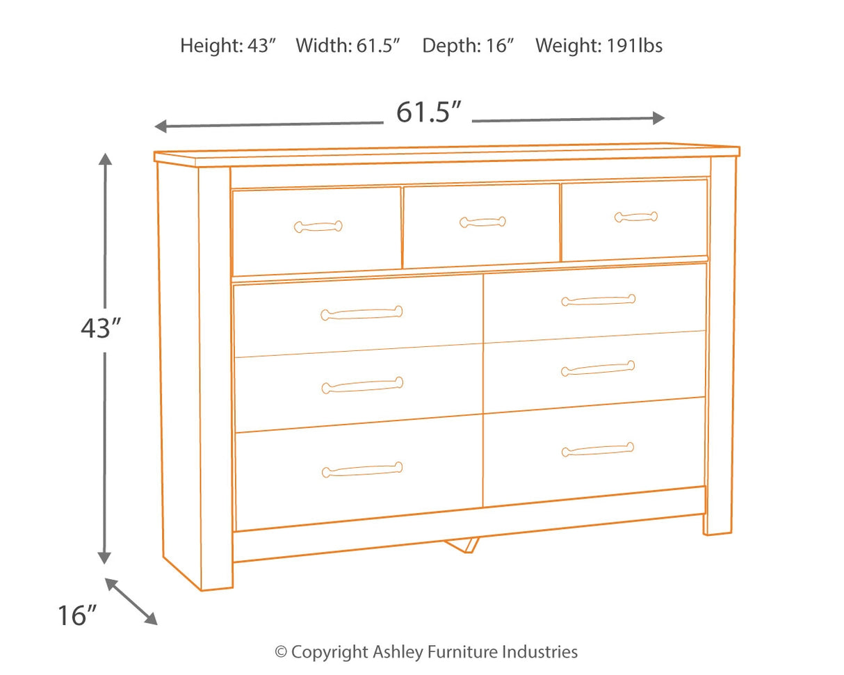 Bellaby Whitewash Storage Platform Bedroom Set from Ashley Furniture - Luna Furniture