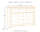 Bellaby Whitewash Dresser from Ashley Furniture - Luna Furniture