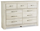 Bellaby Whitewash Queen Storage Panel Bed with Dresser and Nightstand from Ashley - Luna Furniture