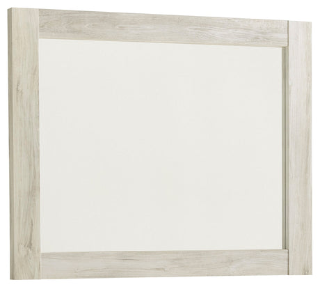 Bellaby Whitewash Bedroom Mirror (Mirror Only) from Ashley - Luna Furniture