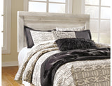 Bellaby Whitewash Queen Panel Bed from Ashley Furniture - Luna Furniture