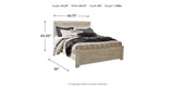 Bellaby Whitewash Queen Panel Bed, Dresser, Mirror, Chest and 2 Nightstands from Ashley Furniture - Luna Furniture