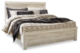 Bellaby Whitewash King Panel Bed from Ashley - Luna Furniture