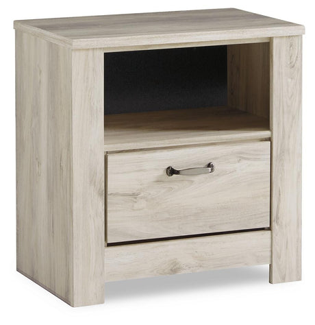 Bellaby Whitewash Queen Storage Panel Bed with Dresser and Nightstand from Ashley - Luna Furniture