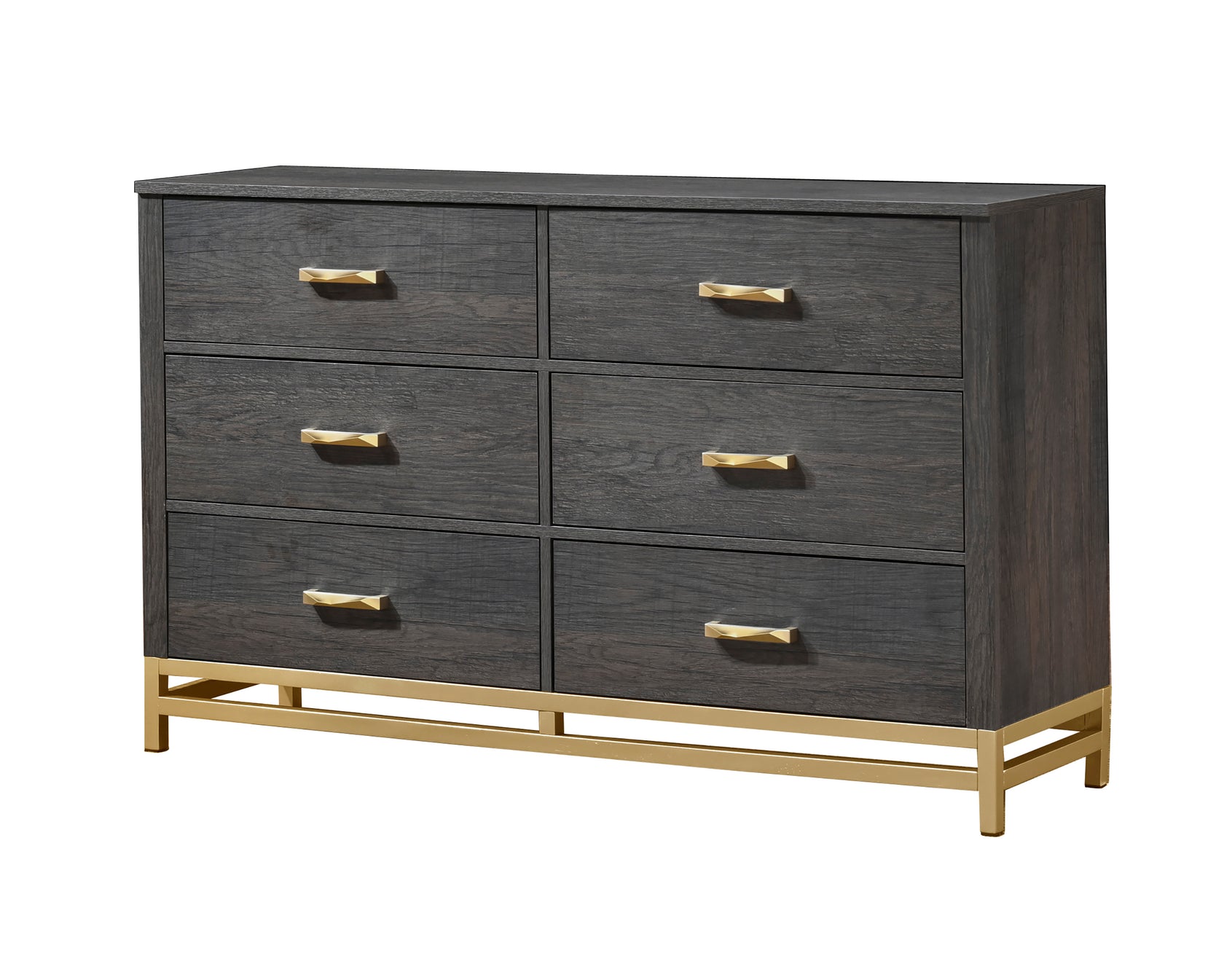 Trevor Brown/Gold Dresser from Crown Mark - Luna Furniture
