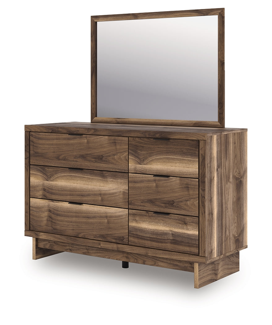 Chirason Full Panel Platform Bed, Dresser and Mirror from Ashley Furniture - Luna Furniture