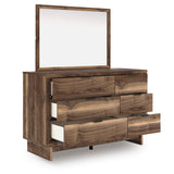Chirason Brown Storage Panel Bedroom Set with 2 One-Side Drawers from Ashley - Luna Furniture