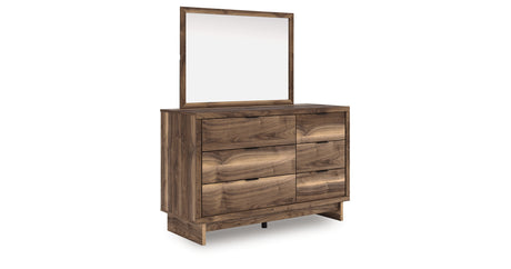 Chirason Brown Dresser and Mirror from Ashley Furniture - Luna Furniture