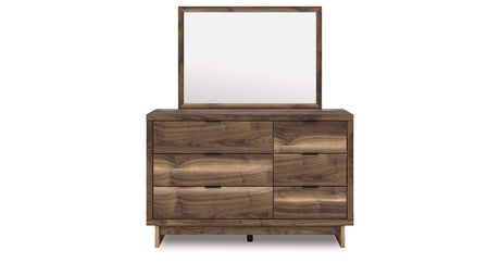 Chirason Brown Dresser and Mirror from Ashley Furniture - Luna Furniture