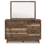 Chirason Brown Storage Panel Bedroom Set with 4 Side Drawers from Ashley Furniture - Luna Furniture