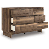 Chirason Brown Storage Panel Bedroom Set with 2 One-Side Drawers from Ashley - Luna Furniture