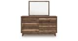 Chirason Full Upholstered Bed, Dresser and Mirror from Ashley Furniture - Luna Furniture