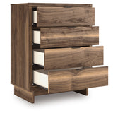 Chirason Brown Storage Panel Bedroom Set with 2 One-Side Drawers from Ashley - Luna Furniture