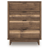 Chirason Brown Storage Panel Bedroom Set with 4 Side Drawers from Ashley Furniture - Luna Furniture