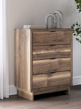 Chirason Brown Storage Panel Bedroom Set with 4 Side Drawers from Ashley Furniture - Luna Furniture
