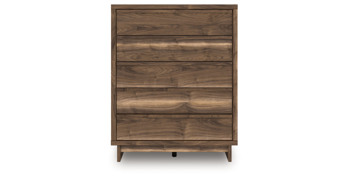 Chirason Brown Wide Chest from Ashley Furniture - Luna Furniture