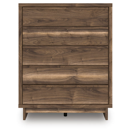 Chirason Sage Green Full Upholstered Bed with Mirrored Dresser, Nightstand and Wide Chest from Ashley Furniture - Luna Furniture