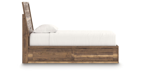 Chirason Twin Panel Bed with Storage, Dresser and Mirror from Ashley Furniture - Luna Furniture
