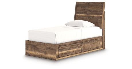 Chirason Twin Panel Bed with Storage from Ashley Furniture - Luna Furniture