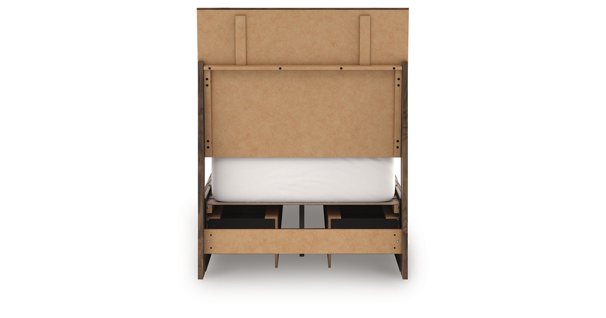 Chirason Twin Panel Bed with Storage from Ashley Furniture - Luna Furniture