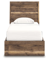 Chirason Twin Panel Bed with Storage, Dresser and Mirror from Ashley Furniture - Luna Furniture