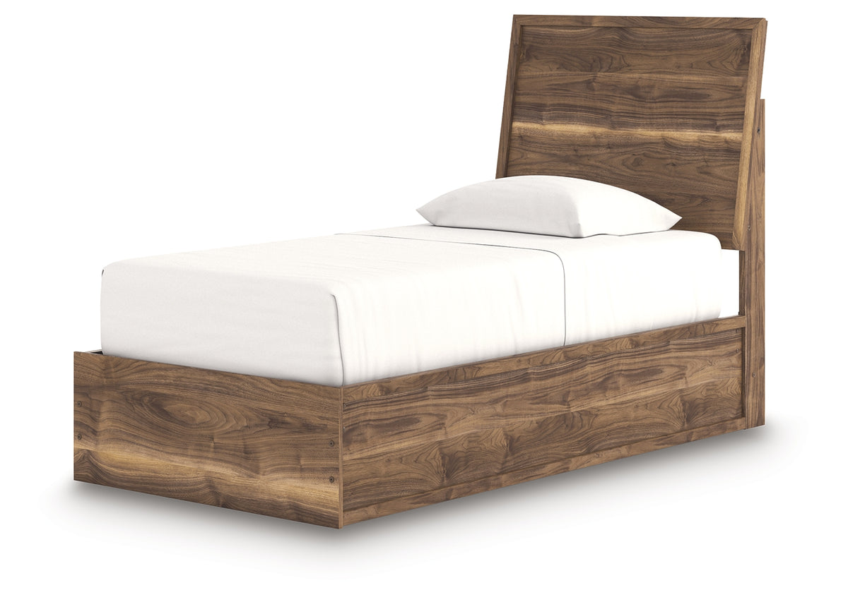 Chirason Twin Panel Platform Bed, Dresser and Mirror from Ashley Furniture - Luna Furniture