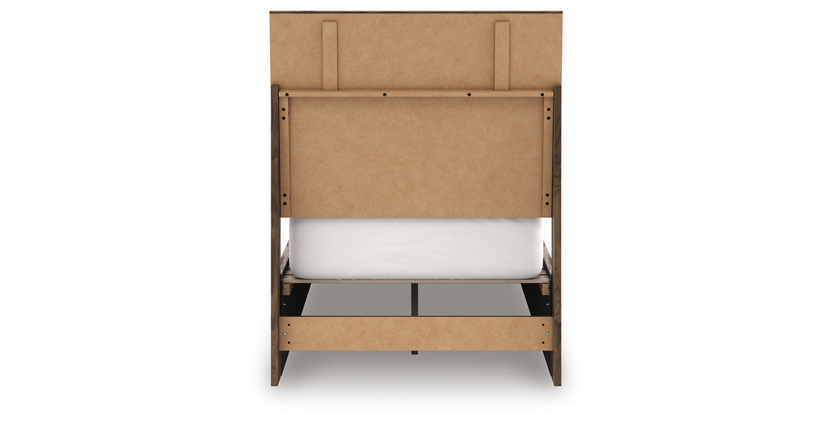Chirason Brown Twin Panel Bed from Ashley - Luna Furniture