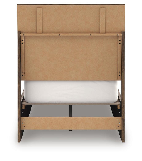 Chirason Twin Panel Platform Bed, Dresser and Mirror from Ashley Furniture - Luna Furniture