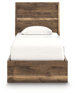 Chirason Twin Panel Platform Bed, Dresser and Mirror from Ashley Furniture - Luna Furniture