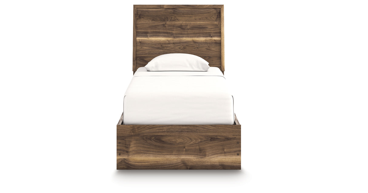 Chirason Brown Twin Panel Bed from Ashley - Luna Furniture