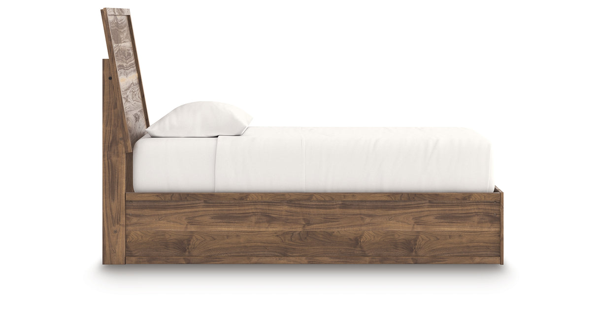 Chirason Brown Twin Panel Bed from Ashley - Luna Furniture