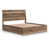Chirason Brown Storage Panel Bedroom Set with 4 Side Drawers from Ashley Furniture - Luna Furniture