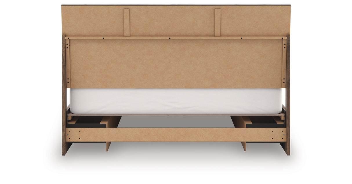 Chirason Brown King Panel Bed with Storage from Ashley Furniture - Luna Furniture