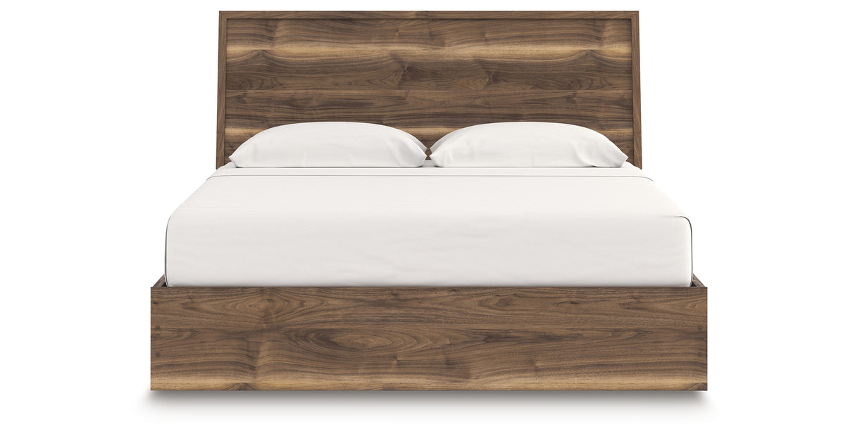 Chirason Brown King Panel Bed with Storage from Ashley Furniture - Luna Furniture