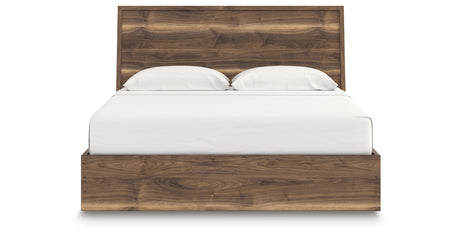 Chirason Brown King Panel Bed with Storage from Ashley Furniture - Luna Furniture