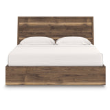 Chirason Brown Storage Panel Bedroom Set with 4 Side Drawers from Ashley Furniture - Luna Furniture