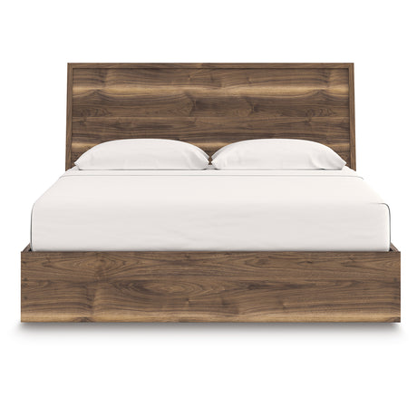 Chirason Brown Storage Panel Bedroom Set with 4 Side Drawers from Ashley Furniture - Luna Furniture
