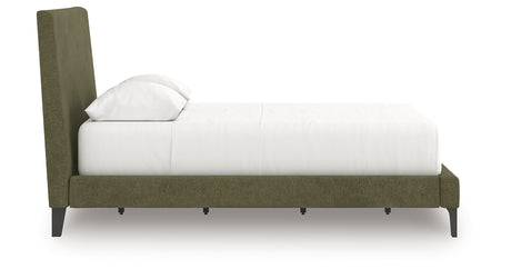 Chirason Sage Green Full Upholstered Bed with Roll Slats from Ashley Furniture - Luna Furniture