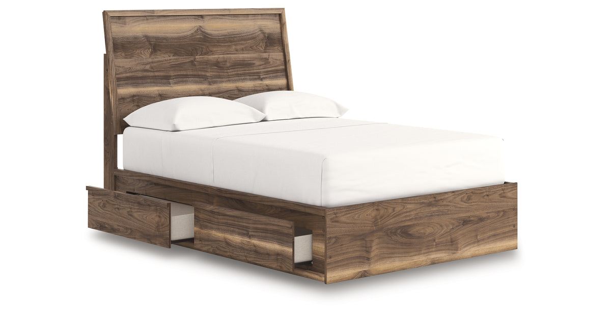 Chirason Full Panel Storage Bed, Dresser and Mirror from Ashley Furniture - Luna Furniture