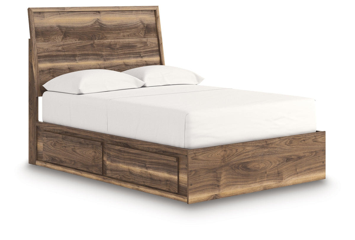 Chirason Full Panel Storage Bed, Dresser and Mirror from Ashley Furniture - Luna Furniture