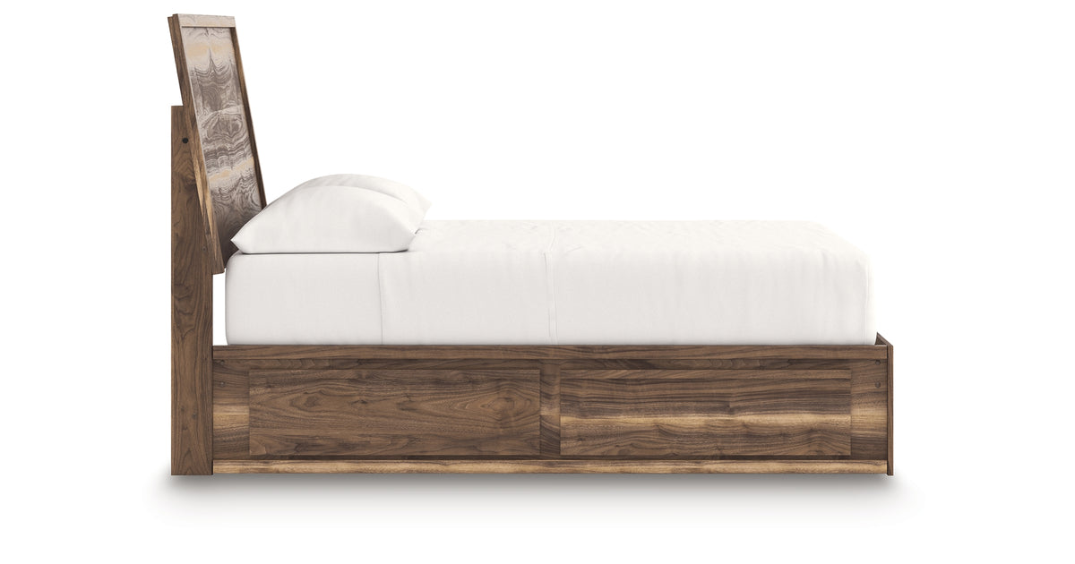 Chirason Full Panel Storage Bed, Dresser and Mirror from Ashley Furniture - Luna Furniture