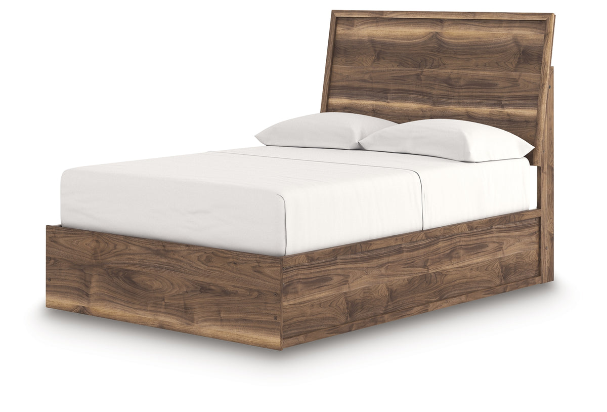 Chirason Full Panel Platform Bed, Dresser and Mirror from Ashley Furniture - Luna Furniture
