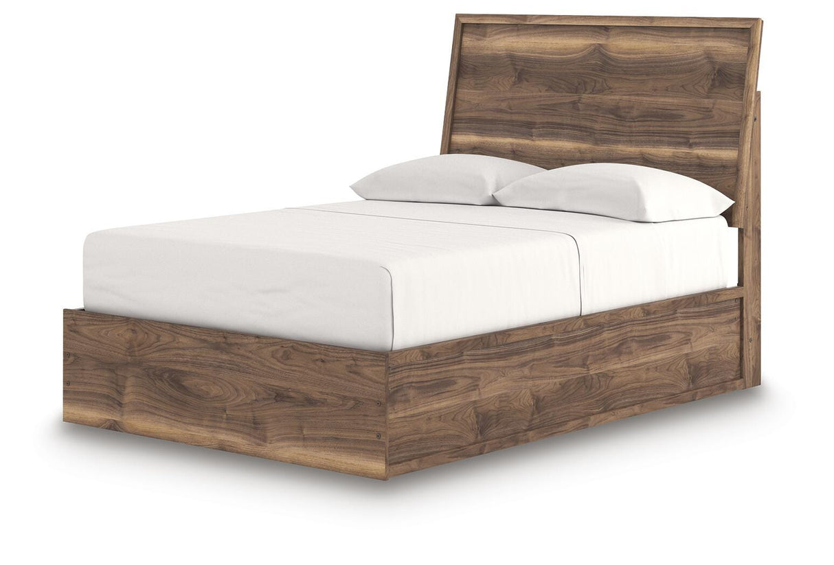 Chirason Full Panel Platform Bed, Dresser and Mirror from Ashley Furniture - Luna Furniture