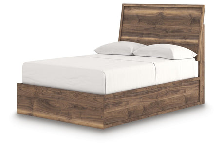 Chirason Full Panel Platform Bed, Dresser and Mirror from Ashley Furniture - Luna Furniture