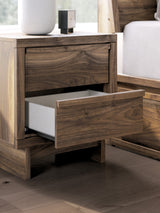 Chirason Sage Green Full Upholstered Bed with Mirrored Dresser, Nightstand and Wide Chest from Ashley Furniture - Luna Furniture