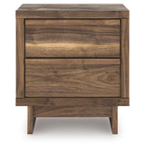 Chirason Sage Green Full Upholstered Bed with Mirrored Dresser, Nightstand and Wide Chest from Ashley Furniture - Luna Furniture